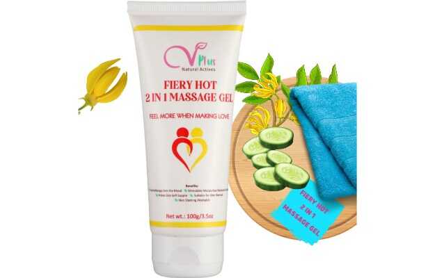Vigini Natural Fiery Hot 2 In 1 Sexual Lubricating Massage Gel