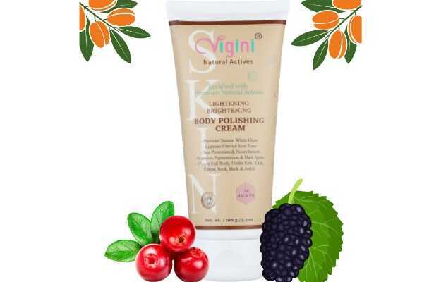 Vigini Natural Actives Skin Whitening Lightening Brightening Underarm Body Cream (100ml)