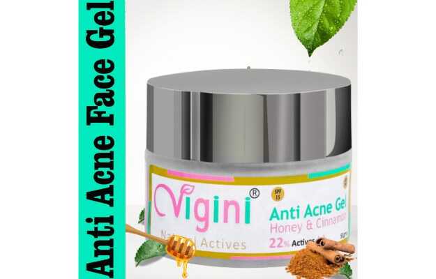 Vigini Natural Actives Anti-Acne Face Cream Gel