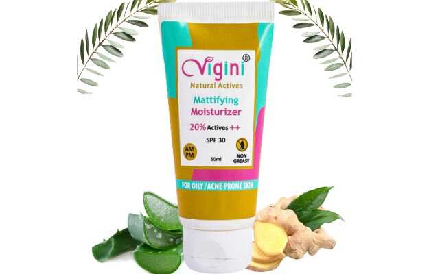 Vigini Natural Actives Mattifying Moisturizer Cream