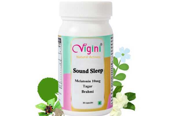 Vigini Natural Actives Sound Sleep Melatonin Capsule