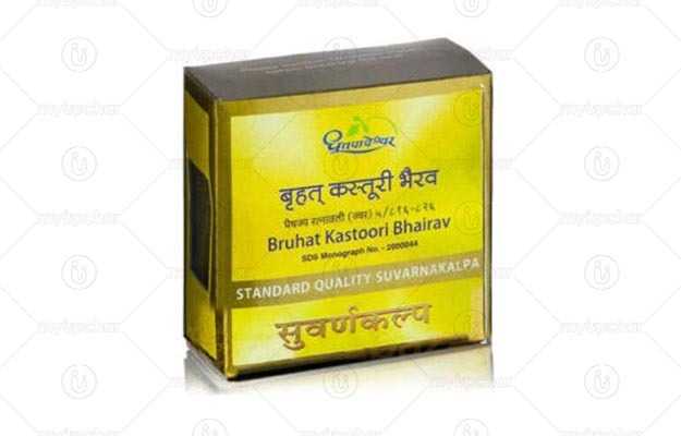 Dhootapapeshwar Bruhat Kastoori Bhairav Standard Quality Suvarnakalpa Tablet (30)
