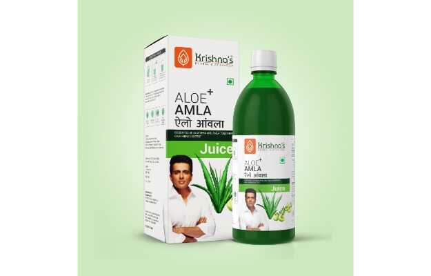 Krishnas Herbal & Ayurveda Aloe Amla Juice 1000ml