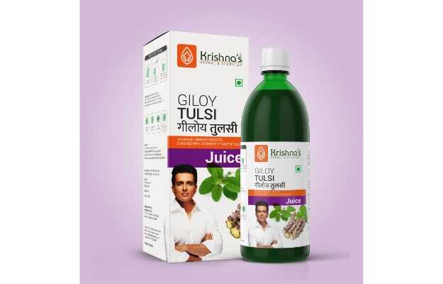 Krishnas Herbal & Ayurveda Giloy Tulsi Juice 1000ml