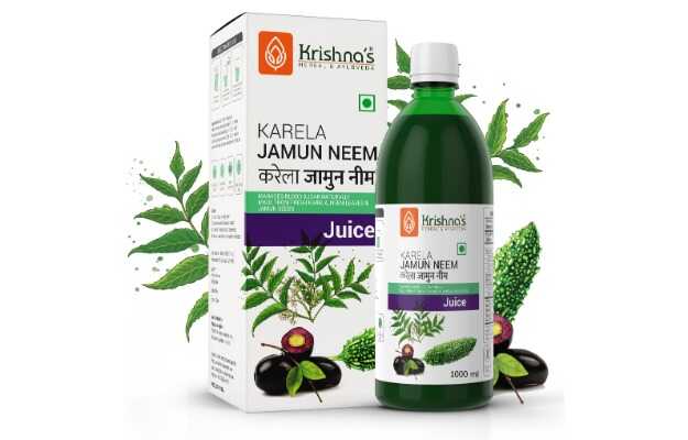 Krishna's Herbal & Ayurveda Karela Jamun Neem Juice: Uses, Price ...