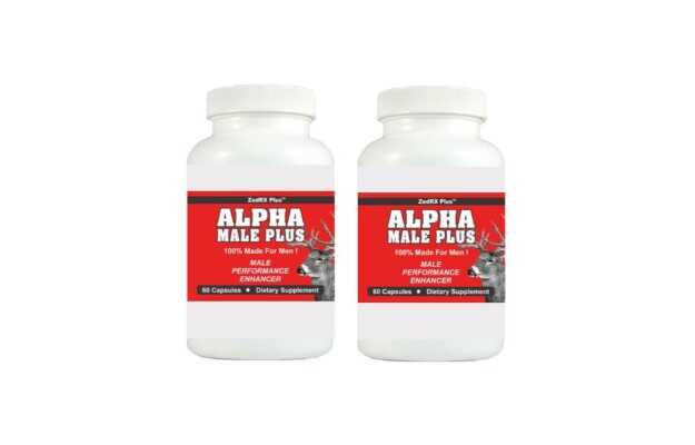 Alpha Male Plus - Sexual Performance Enhancement & Erection Pills  (60 Capsules) - 2 Bottles