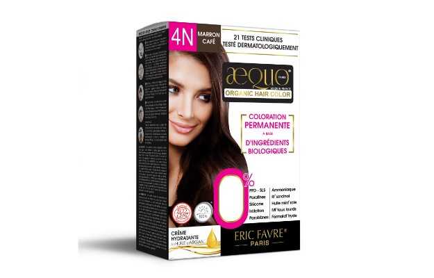 Aequo Organic Permanent Hair Color Women 4N Medium Brown 170ml