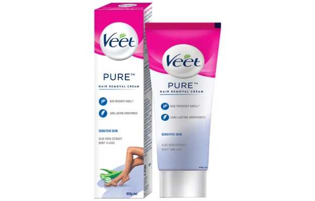 Veet Pure Hair Removal Cream for Women with No Ammonia Smell Normal Skin 100gm