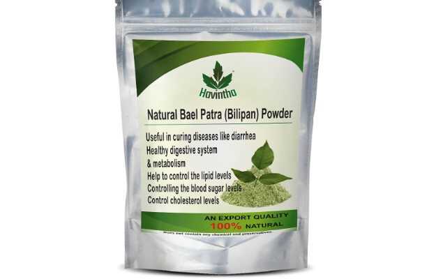 Havintha Natural Bilva Bael Patra Leaf Powder: Uses, Price, Dosage, Side  Effects, Substitute, Buy Online