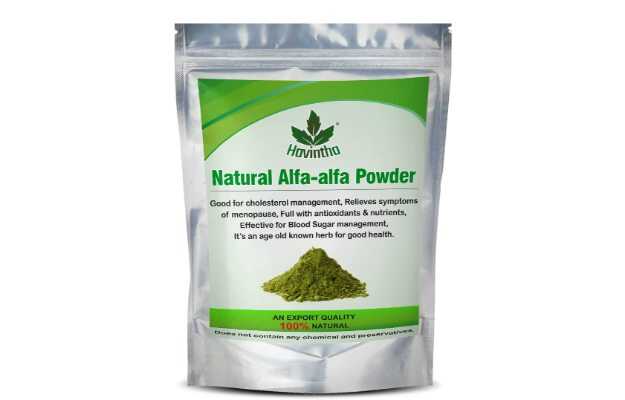 Havintha Natural Alfalfa Grass Powder