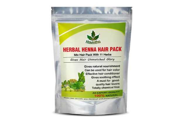 Havintha Natural Herbal Henna Hair Pack 11 Herbs Mix Mehandi Powder