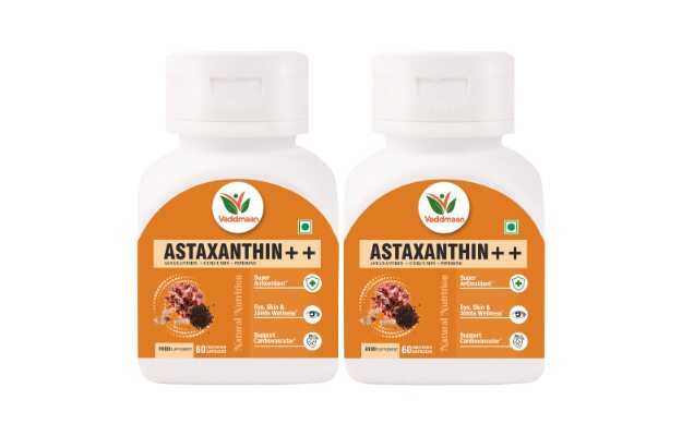 Vaddmaan Astaxanthin Plus Plus Capsule Pack of 2 (120)
