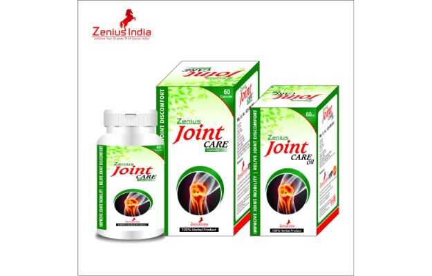 Zenius Joint Care (Combo pack) Capsule + Oil Pack Of 60 Capsules + 60ml Oil