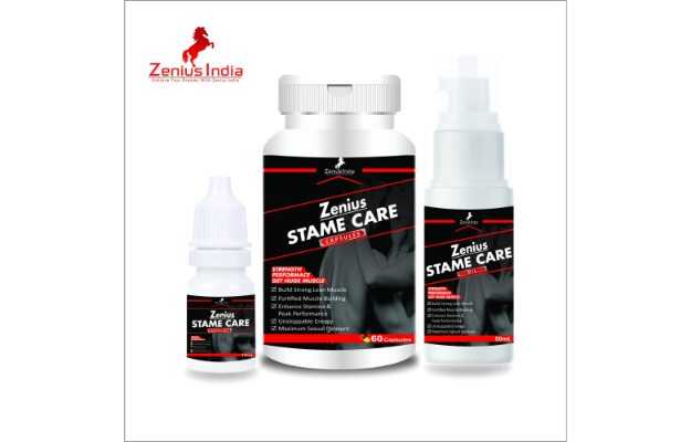 Zenius Stame Care Kit Pack Of 60 Capsule +50 Oil +50 Gel