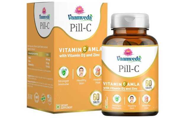 Vaamveda Pill-C Vitamin C Amla with Vitamin D3 and Zinc Tablet