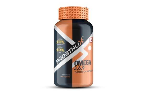 Proathlix Omega 3,6,9 Flaxseed Oil Softgels 90 N