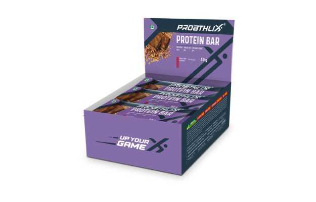 Proathlix Protein Bar (Fruit & Nut) 50G (pack of 12)