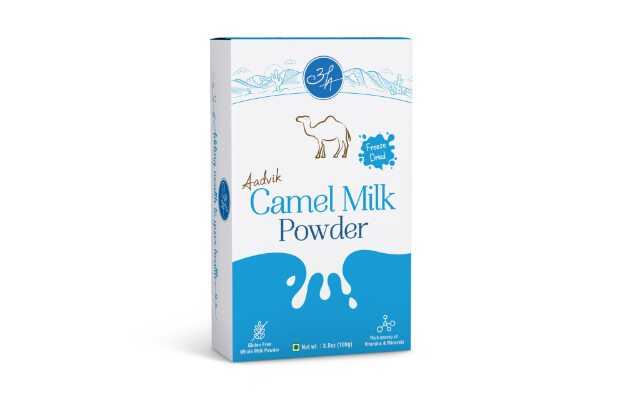 Aadvik Camel Milk Powder, Freeze Dried, Pure and Natural, 20g X 5 Sachets, 100g
