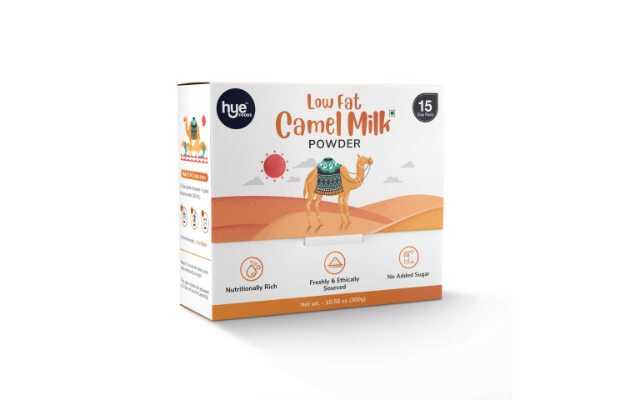 Hye Foods  Low Fat Camel Milk Powder, 100% Pure & Natural, 15 x 20gm Sachets (300gms)