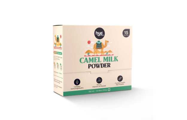 Hye Foods Camel Milk Powder, 20g x 15 Sachets, 300gms