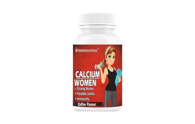 Immunescience Calcium And Vitamin D3 Supplement For Women Tablets Coffee Flavour (60)