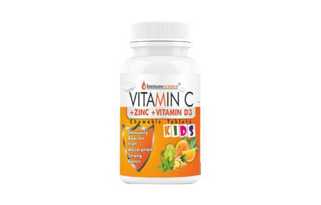 Immunescience Vitamin C Chewable Tablets For Kids (60)