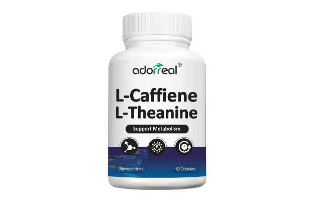 Adorreal L-Caffeine L-Theanine for Support metabolism & performance Capsules (60)
