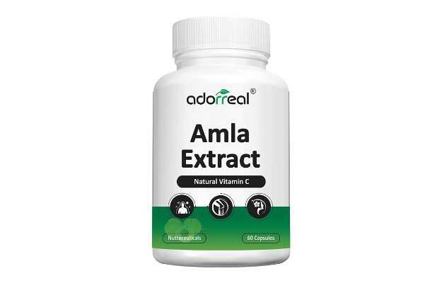 Adorreal Amla Extract Natural Vitamin C Capsules (60)
