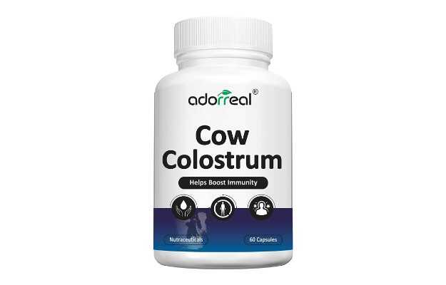 Adorreal Cow Colostrum Capsules, Ultimate Health Supplements For Immunity System Support Capsules (60)