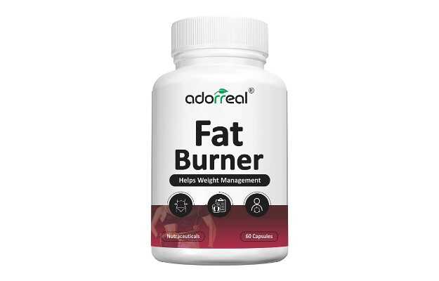 Adorreal Fat Burner For Weight Loss, Promotes Weight Loss & Metabolic Rate, Natural Weight Loss Supplement, Weight Management, Fat Loss & Calories Burner Capsules (60)