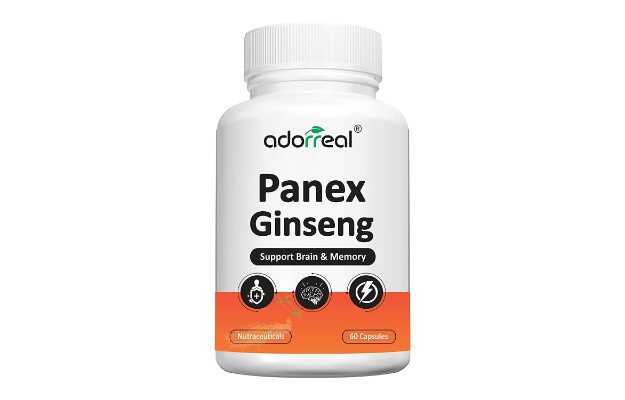 Adorreal Panax Ginseng Capsules, Ultimate Health & Nutrition Supplements For Rejuvanation & Physical Strength (60)