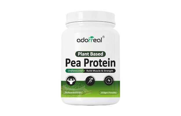 Adorreal Pea Protein Powder, Vegan Protein Isolate - No Added Sugar, Artificial Sweeteners or Flavours, Vegan & Gluten-free 350 GM