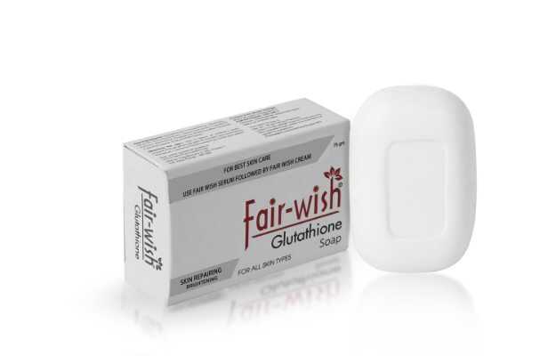 Fair Wish Glutathione Skin Whitening Soap Como Pack with Aloe Vera , Almond Oil ,Cocoa butter , Olive Oil & for Skin Lightening & Brightening - Dermatologically Tested - Paraben & Cruelty Free For All Skin Types ( Pack of 2) 75 GM