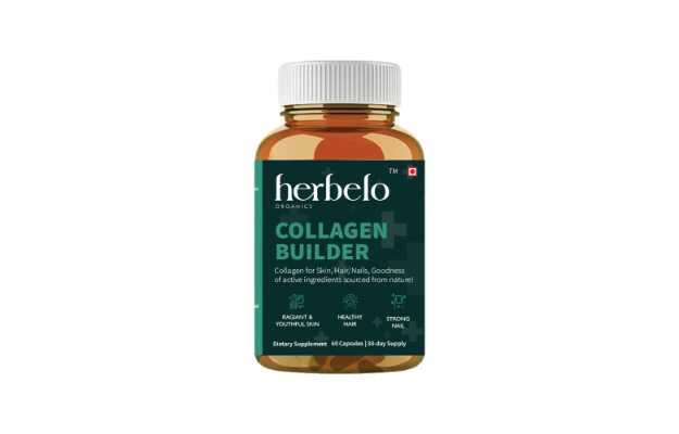 Herbelo Organics Collagen Builder For Healthy Hair & Skin Capsules (60)