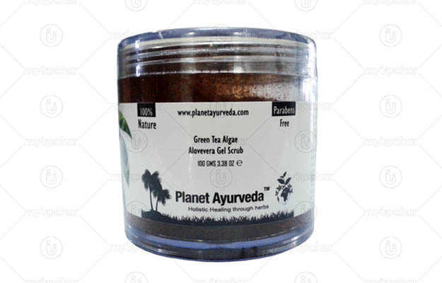 Planet Ayurveda Green Tea Algae Aloevera Gel Scrub