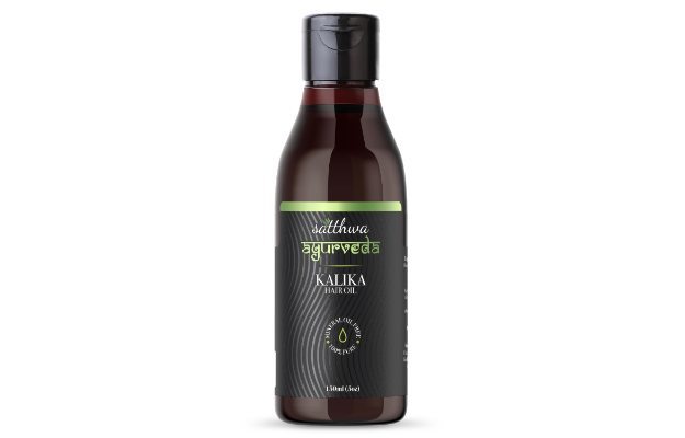 Satthwa Kalika Hair Oil - Make Your Hair Naturally Darker Helps Fight Greying Of Hair Naturally Suitable for All Types Hair Men and Women- (150ml)