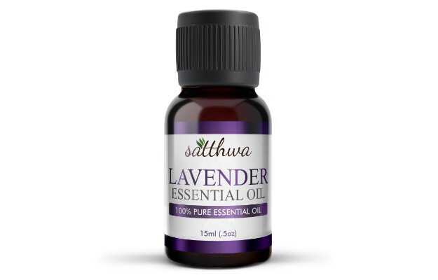 Satthwa Lavender Essential Oil for Hair, Skin 100% Pure Lavender Oil with Calming Bath or Massage for Restful Sleep Diffuser-Ready for Aromatherapy - 15 ml