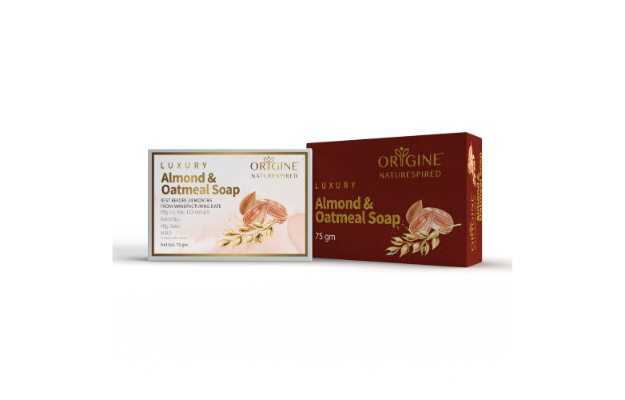 Origine Naturespired Natural Handmade Almond & Oatmeal Moisturizing Bath Bar - 75 Gm