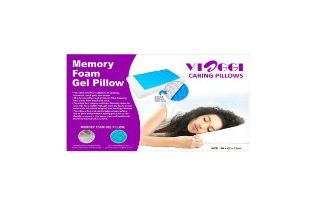 Viaggi Memory Foam Sleeping Pillow With Cool Gel