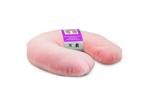 Viaggi Feather Soft Microfibre Pillow Light Pink