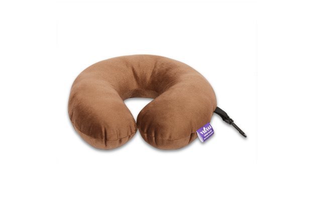 Viaggi Feather Soft Microfibre Pillow-Brown