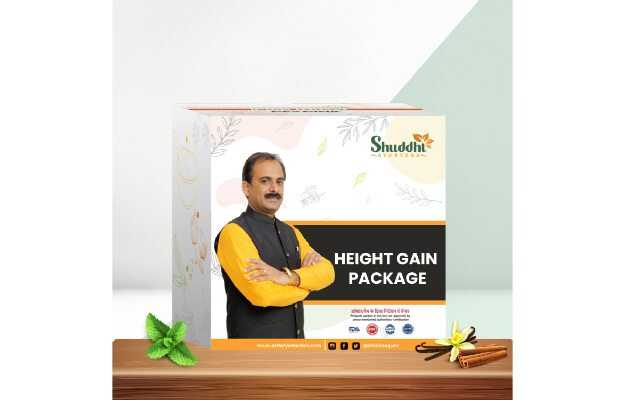 Shuddhi Ayurveda Height Gain Ayurvedic Package, Increase Height Naturally, Height Increase Remedy, Easy Way To Increase Height (Pack Of 4 Products)