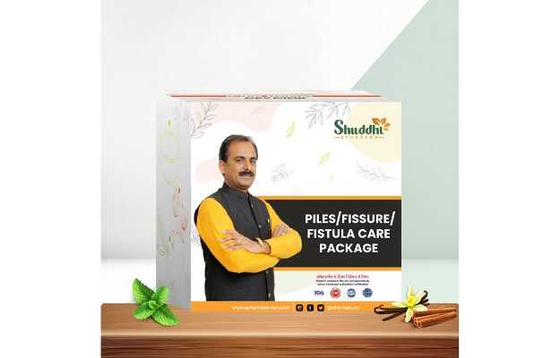Shuddhi Ayurveda Piles, Fissure, Fistula Care Package, Fast Relief In Pain And Constipation - (Pack Of 4 Products)