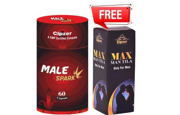 Male Spark Capsule + Max man tila oil (free)