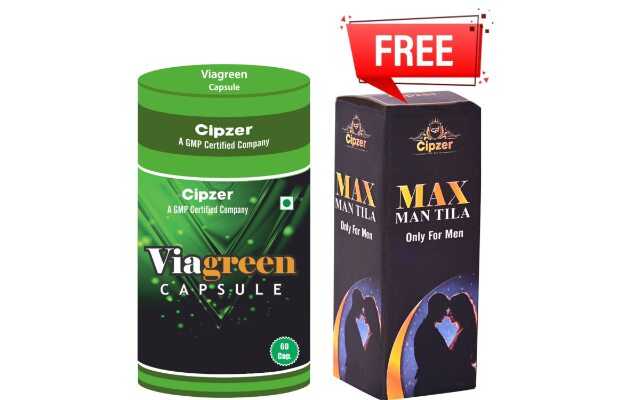 Viagreen capsule + Max man tila (free)