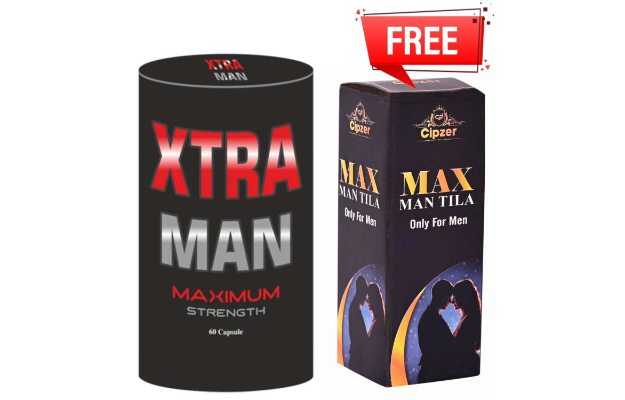 Xtra man 60 capsule + Max man tila (free) 
