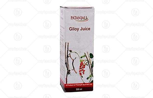 Patanjali Giloy Juice: Uses, Price, Dosage, Side Effects, Substitute, Buy  Online