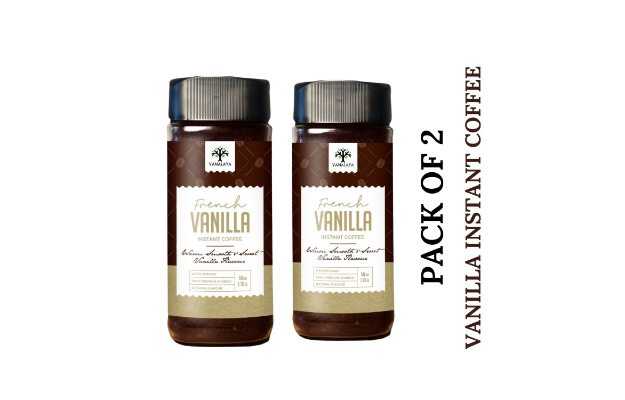 Vanalaya French Vanilla Instant Coffee 50gm (Pack of 2)