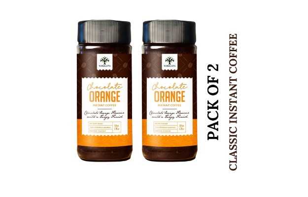 Vanalaya Chocolate Orange Instant Coffee 50gm (Pack of 2)