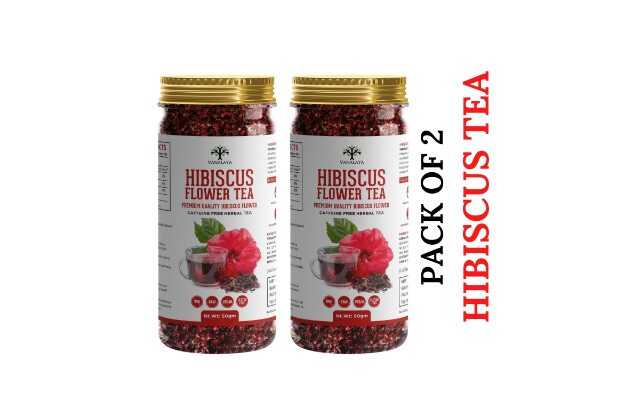 Vanalaya Hibiscus Flower Tea 50gm (Pack of 2)